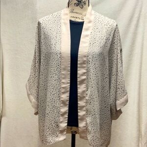 New York & Co, women's Extra Long top/wrap,, black & cream, XL